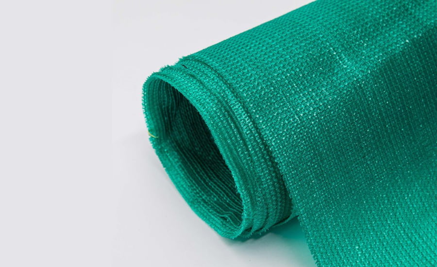 Green Shade Net 75 % Transparency (1 mtr Double Mesh)