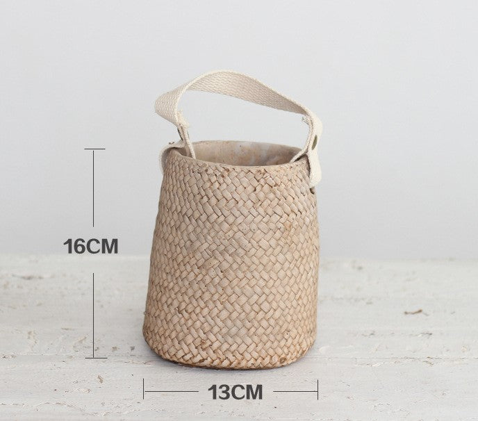 Natural Basket Pot