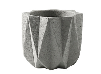 Octagon Pot (Light Grey) Small 11cm