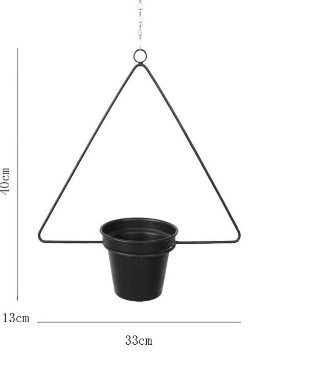 Iron Geometric Hanging Planter (Triangle) (IRON-88)