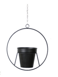 Iron Geometric Hanging Planter (Inner Circle) (IRON-88)