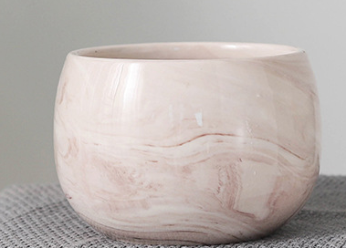 Marble Glazed Ceramic (Pink) (C-012)